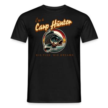 Angeln Lustiger Spruch Angler Fische Geschenk - Männer T-Shirt - Schwarz - Vorne - AI Model Male 178 light (178cm)