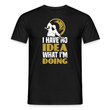 Billiards Fun : Je n’ai aucune idée de ce que je fais - T-shirt homme - noir - Devant - AI Model Male 178 light (178cm)