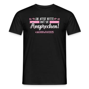 Youth Consecration 2025 Girl Boy - Men's T-Shirt - black - Front - AI Model Male 178 light (178cm)