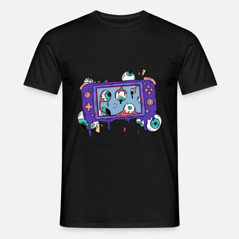 CONSOLE DE JEU ZOMBIE GAME CONTROLLER - T-shirt homme - noir