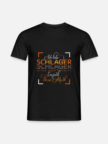 J’adore Schlager - T-shirt homme - noir
