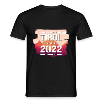 Tyrol 2022 - T-shirt homme - noir - Devant - AI Model Male 178 light (178cm)