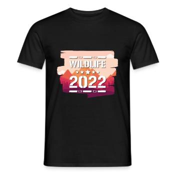 Wildlife 2022 - Männer T-Shirt - Schwarz - Vorne - AI Model Male 178 light (178cm)