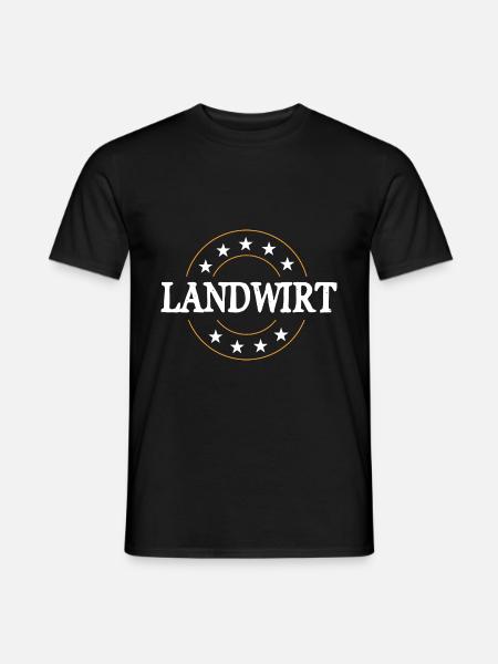Landwirt Beruf - Männer T-Shirt - Schwarz