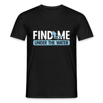 Apnoetaucher Freitaucher Taucher - Männer T-Shirt - Schwarz - Vorne - AI Model Male 178 light (178cm)