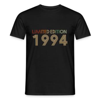 23. Geburtstag Februar Jahrgang 2000 Geschenkidee - Männer T-Shirt - Schwarz - Vorne - AI Model Male 178 light (178cm)
