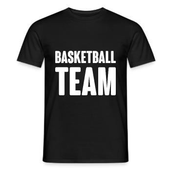 Équipe de basket-ball - T-shirt homme - noir - Devant - AI Model Male 178 light (178cm)