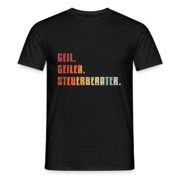 Steuerberater Sprüche Geschenke für Steuerberater - Männer T-Shirt - Schwarz - Vorne - AI Model Male 178 light (178cm)