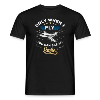 Piloten Spruch Pilot - Männer T-Shirt - Schwarz - Vorne - AI Model Male 178 light (178cm)