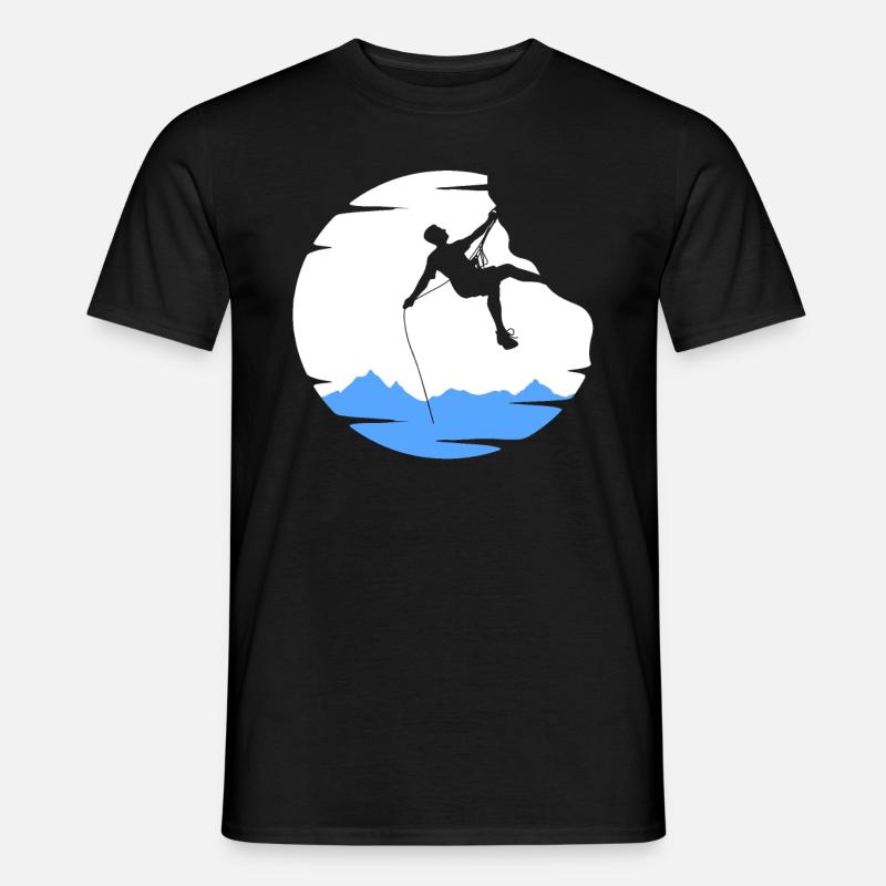 KLETTERN KLETTERER - Männer T-Shirt - Schwarz