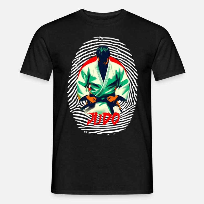 Judo - Männer T-Shirt - Schwarz
