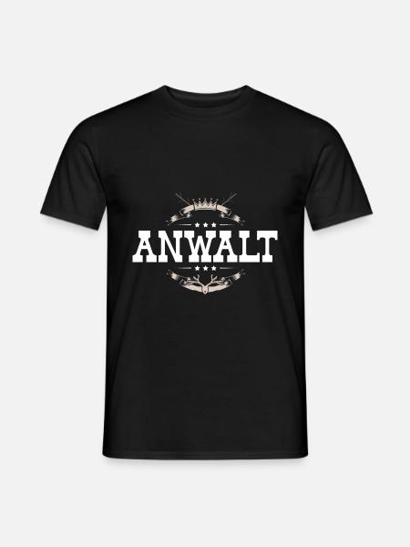 Anwalt Beruf - Männer T-Shirt - Schwarz
