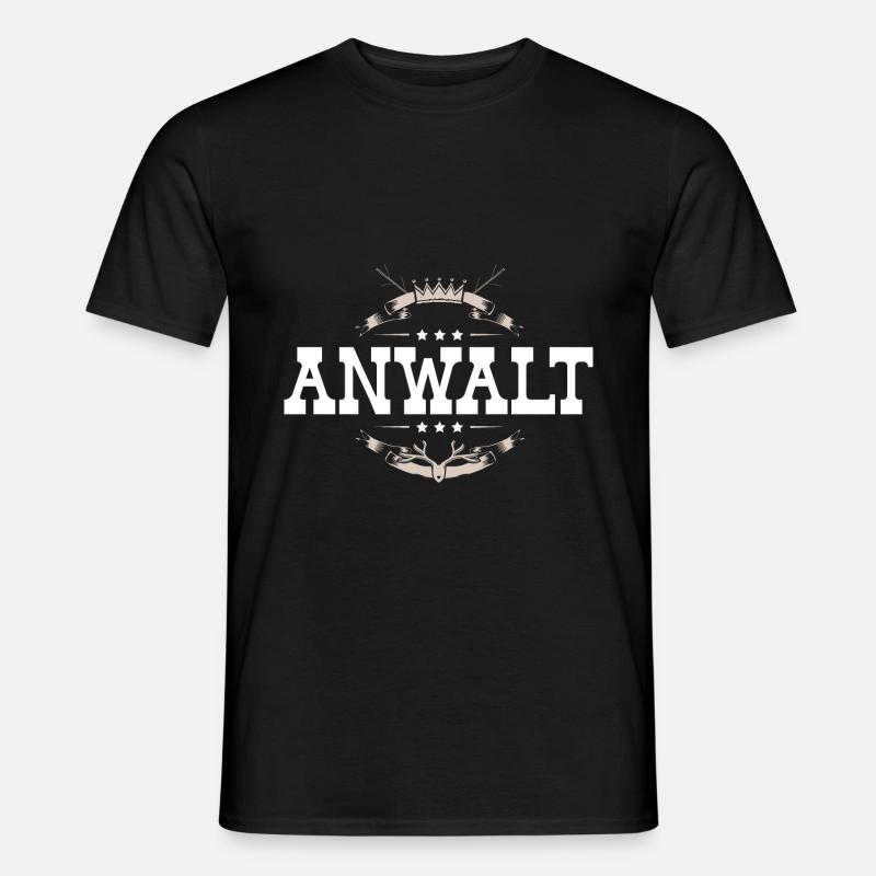 Anwalt Beruf - Männer T-Shirt - Schwarz