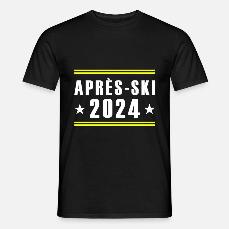 Apres Ski 2024 - Männer T-Shirt - Schwarz