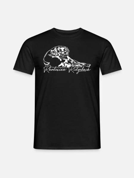 RHODESIAN RIDGEBACK Wilsigns Löwenhund Hunderasse - Männer T-Shirt - Schwarz