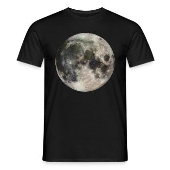 lune - T-shirt homme - noir - Devant - AI Model Male 178 light (178cm)