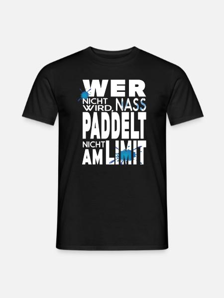 Stand Up Paddling Kanu SUP Kajak lustiger Spruch - Männer T-Shirt - Schwarz
