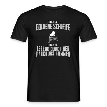 Reiter - Männer T-Shirt - Schwarz - Vorne - AI Model Male 178 light (178cm)