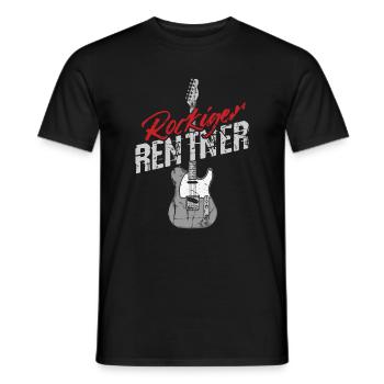 Gitarre Akustik Spruch Für E-Gitarre Konzert Gitar - Männer T-Shirt - Schwarz - Vorne - AI Model Male 178 light (178cm)