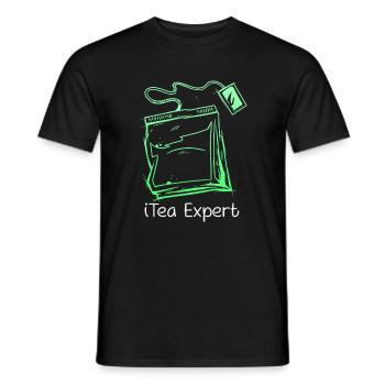 Informatiker Spruch It Experte Computer Nerd Admin - Männer T-Shirt - Schwarz - Vorne - AI Model Male 178 light (178cm)