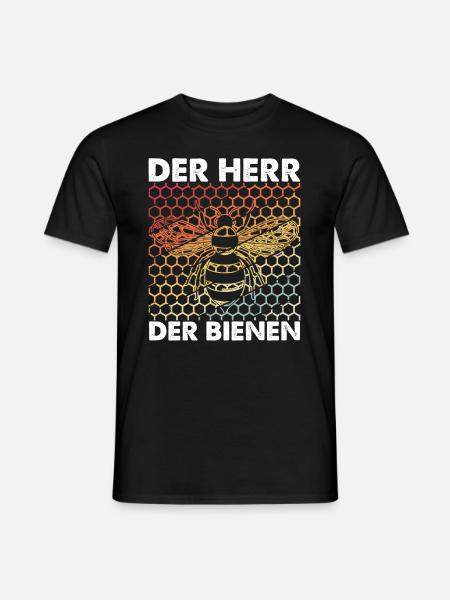 Der Herr Der Bienen - Imker Biene Imkerei - Männer T-Shirt - Schwarz