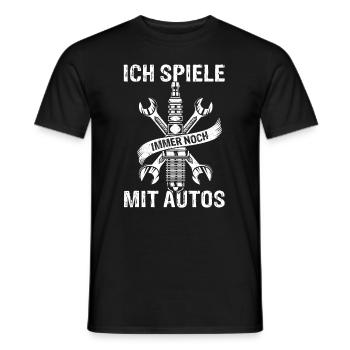 Schrauber Tuning KFZ Garage Auto Motiv Design Mech - Männer T-Shirt - Schwarz - Vorne - AI Model Male 178 light (178cm)
