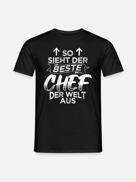 So Sieht Der Beste Chef Der Welt Aus Hübsche Führu - Männer T-Shirt - Schwarz