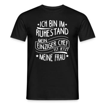 Lieblings Opa Ruhestand Rente Spruch Omi Opa Gesch - Männer T-Shirt - Schwarz - Vorne - AI Model Male 178 light (178cm)