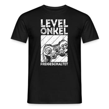 Onkel Geburtstag Baby Geburt Party Gaming Gamer Zo - Männer T-Shirt - Schwarz - Vorne - AI Model Male 178 light (178cm)