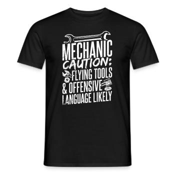 Mécanicien Tuning Tuner Car Lover Gift Aut - T-shirt homme - noir - Devant - AI Model Male 178 light (178cm)