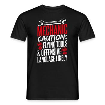 Mécanicien Tuning Tuner Voiture Amant Cadeau Do - T-shirt homme - noir - Devant - AI Model Male 178 light (178cm)