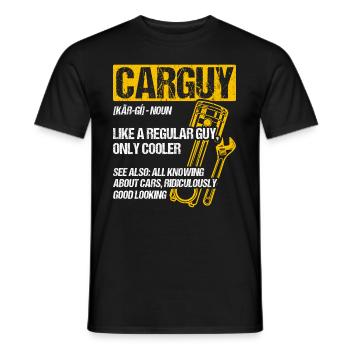 Car Guy Like A Regular Guy Tuning Car Enthusiast Re - Men's T-Shirt - black - Front - AI Model Male 178 light (178cm)