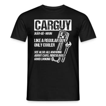 Car Guy Like A Regular Guy Mechanic Tools Gift - Men's T-Shirt - black - Front - AI Model Male 178 light (178cm)