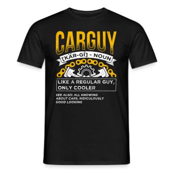 Car Guy Like A Regular Guy Tuning Car Enthusiast Re - Men's T-Shirt - black - Front - AI Model Male 178 light (178cm)