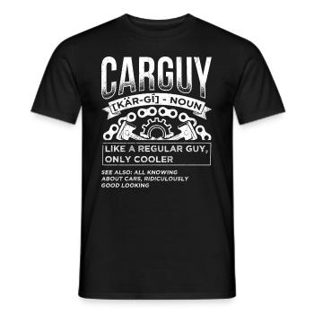 Car Guy Like A Regular Guy Mechanic Tools Gift - Men's T-Shirt - black - Front - AI Model Male 178 light (178cm)