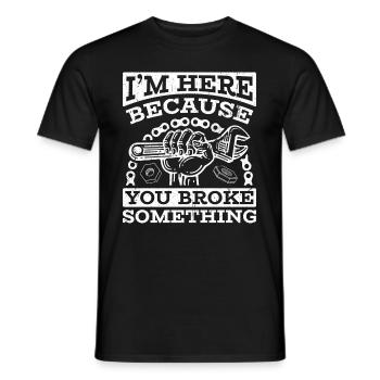 Tuning Réparation De Voiture Voitures Outils De Mécanicien - T-shirt homme - noir - Devant - AI Model Male 178 light (178cm)