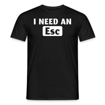 Programierer Software Entwickler - Männer T-Shirt - Schwarz - Vorne - AI Model Male 178 light (178cm)