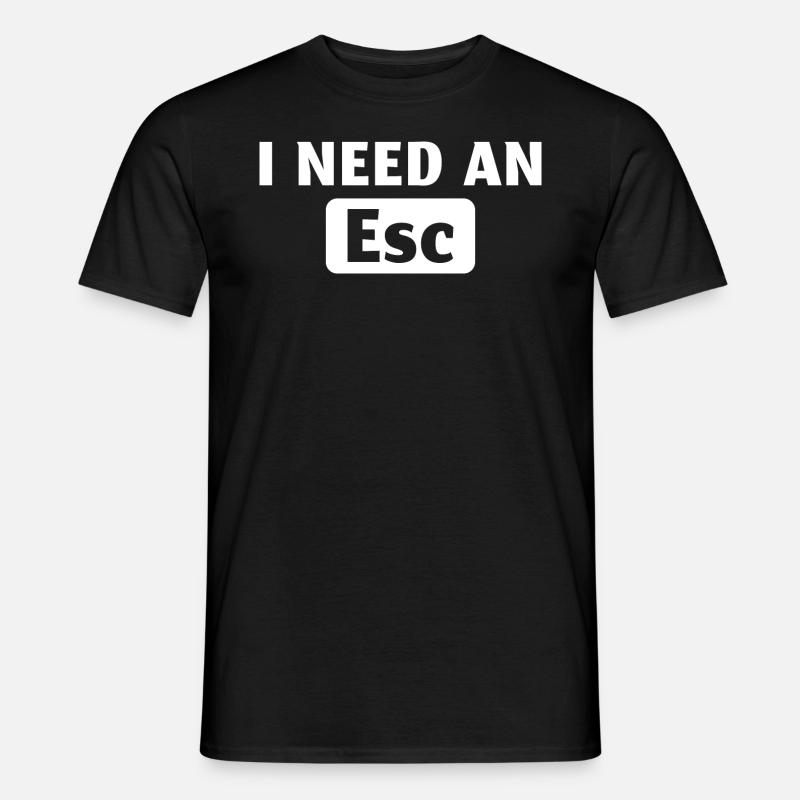 Programierer Software Entwickler - Männer T-Shirt - Schwarz