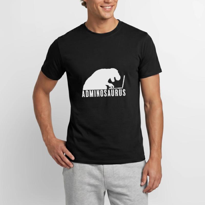 Admin Administrator Informatik Computer Männer T-Shirt