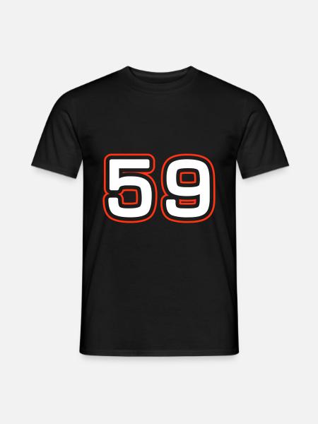 59 Number Symbol - Men's T-Shirt - black