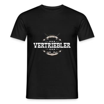 Vertriebler Beruf - Männer T-Shirt - Schwarz - Vorne - AI Model Male 178 light (178cm)