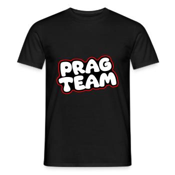 L’équipe de Prague - T-shirt homme - noir - Devant - AI Model Male 178 light (178cm)