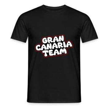 L’équipe de Gran Canaria - T-shirt homme - noir - Devant - AI Model Male 178 light (178cm)