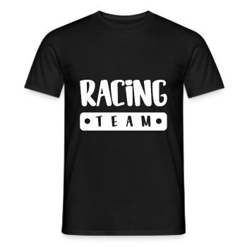 Racing Team - Men's T-Shirt - black - Front - AI Model Male 178 light (178cm)
