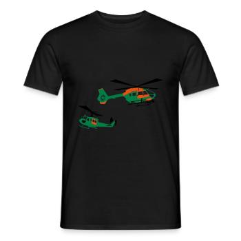 H145SAR2 - Men's T-Shirt - black - Front - AI Model Male 178 light (178cm)