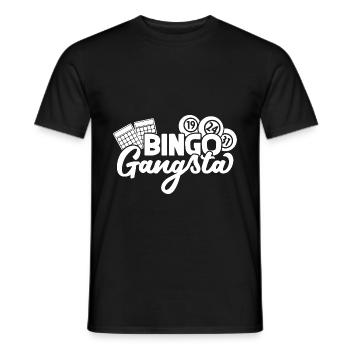 Joueur de bingo Gangsta Bingo - T-shirt homme - noir - Devant - AI Model Male 178 light (178cm)