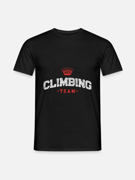 Climbing Team Klettern Sport - Men's T-Shirt - black