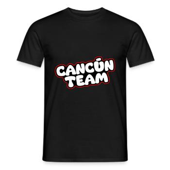 Cancun Team - Männer T-Shirt - Schwarz - Vorne - AI Model Male 178 light (178cm)