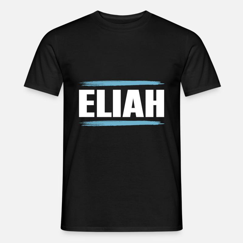 Eliah - Männer T-Shirt - Schwarz