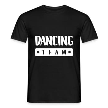 Dancing Team - Männer T-Shirt - Schwarz - Vorne - AI Model Male 178 light (178cm)